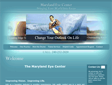Tablet Screenshot of marylandeyecenter.com